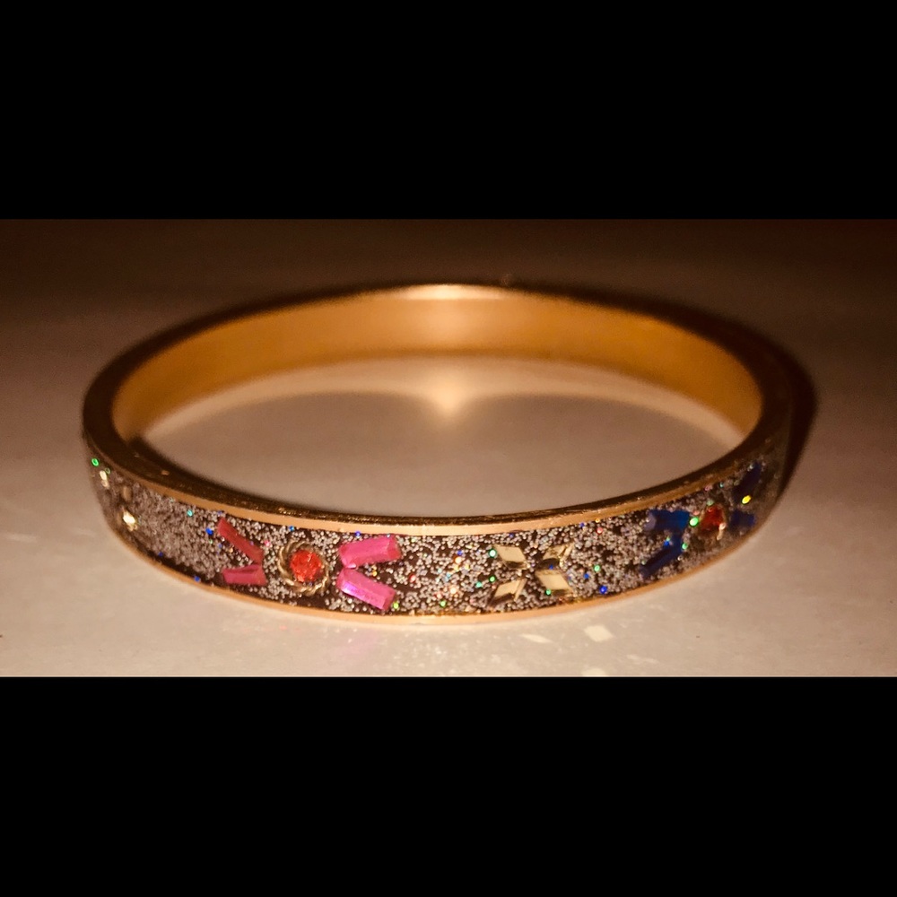 Gold Plated Bangle Bracelet - Picture 1 of 5